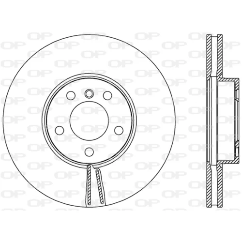 Brzdový kotúč OPEN PARTS BDR2464.20