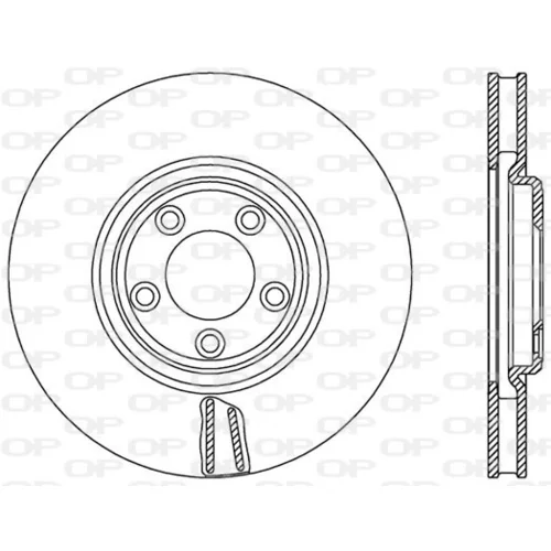 Brzdový kotúč OPEN PARTS BDR2579.20