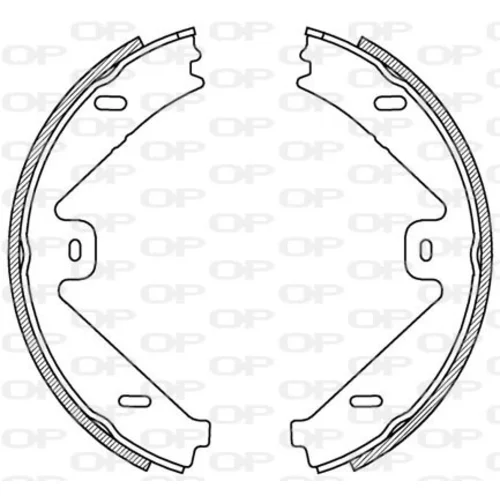 Sada brzdových čeľustí OPEN PARTS BSA2225.00