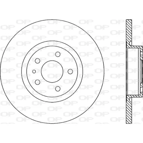 Brzdový kotúč OPEN PARTS BDA1661.10
