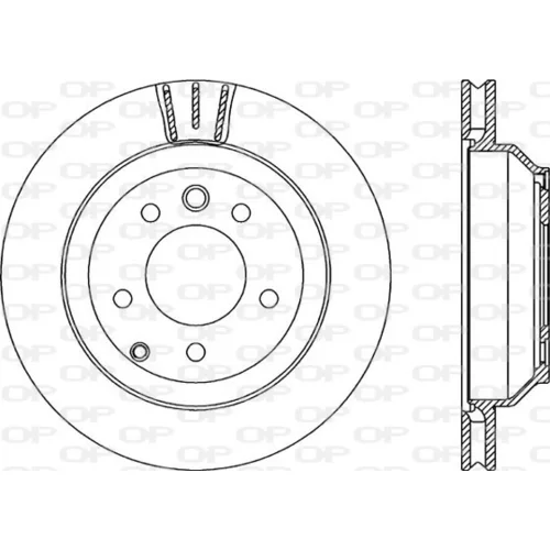 Brzdový kotúč OPEN PARTS BDR2195.20