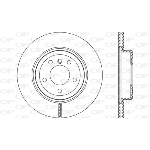 Brzdový kotúč OPEN PARTS BDR2680.20