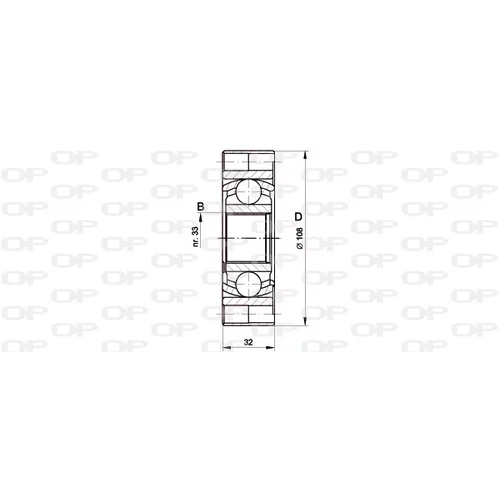 Sada kĺbov hnacieho hriadeľa OPEN PARTS CVJ5418.20