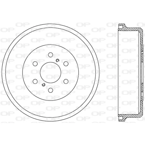 Brzdový bubon OPEN PARTS BAD9081.10