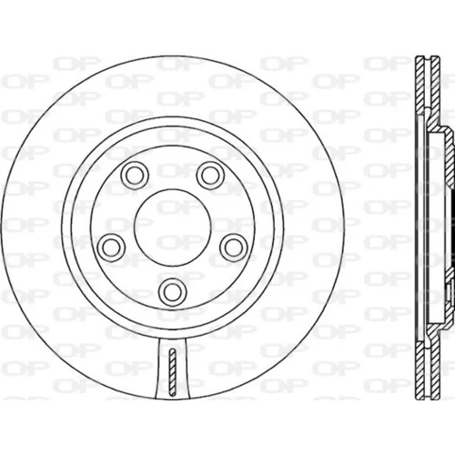 Brzdový kotúč OPEN PARTS BDR2358.20