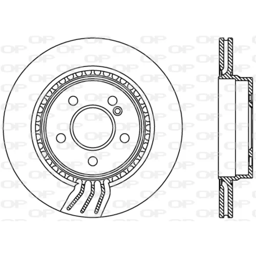 Brzdový kotúč OPEN PARTS BDR2396.20