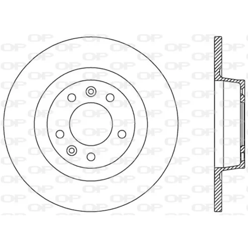 Brzdový kotúč OPEN PARTS BDR2518.10