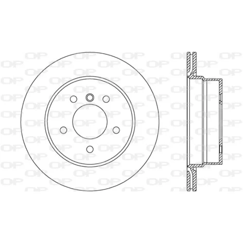 Brzdový kotúč OPEN PARTS BDR2758.20