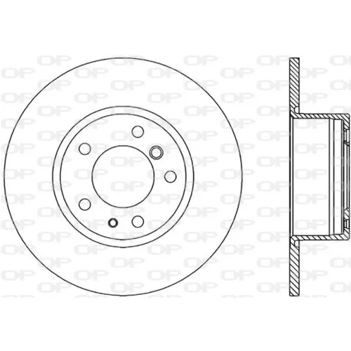 Brzdový kotúč OPEN PARTS BDA1085.10