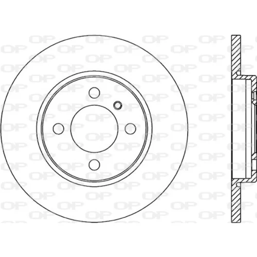 Brzdový kotúč OPEN PARTS BDR1080.10