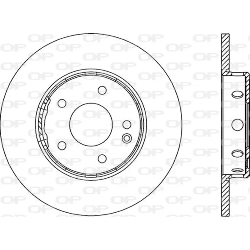 Brzdový kotúč OPEN PARTS BDR1312.10