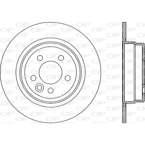 Brzdový kotúč OPEN PARTS BDR1894.10