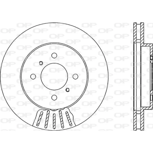 Brzdový kotúč OPEN PARTS BDR2123.20