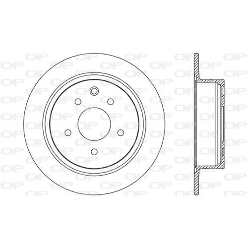 Brzdový kotúč OPEN PARTS BDR2647.10