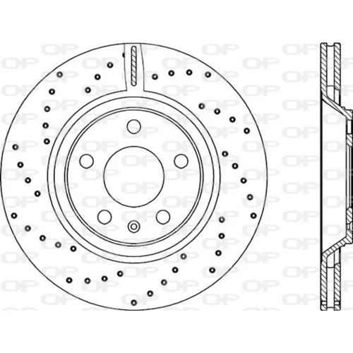 Brzdový kotúč OPEN PARTS BDRS2271.25