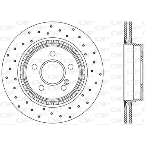 Brzdový kotúč OPEN PARTS BDRS2396.25