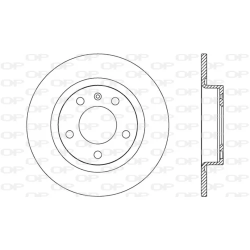 Brzdový kotúč OPEN PARTS BDA2649.10