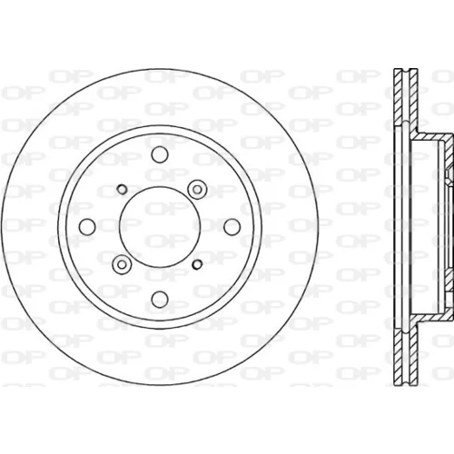 Brzdový kotúč OPEN PARTS BDR1502.20