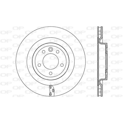 Brzdový kotúč OPEN PARTS BDR2781.20