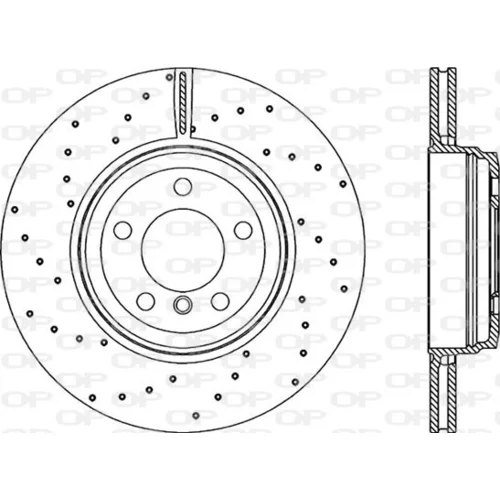 Brzdový kotúč OPEN PARTS BDRS2222.25