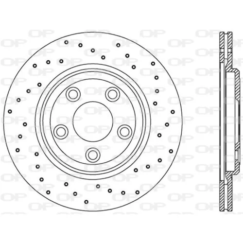 Brzdový kotúč OPEN PARTS BDRS2358.25