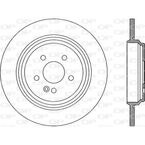 Brzdový kotúč OPEN PARTS BDR1934.10