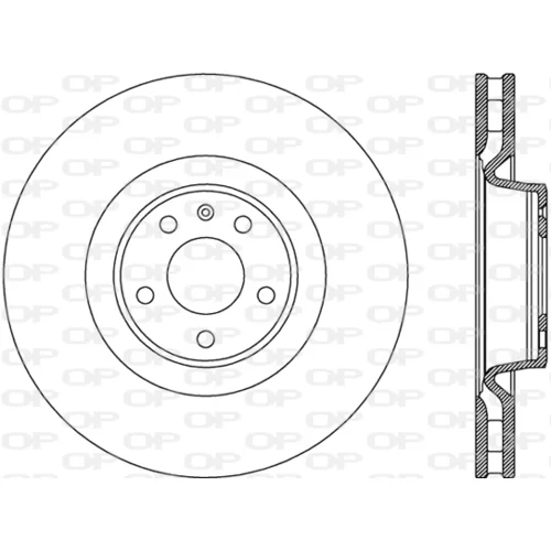 Brzdový kotúč OPEN PARTS BDR2785.20