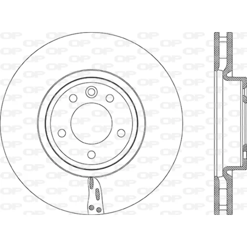 Brzdový kotúč OPEN PARTS BDR2878.20