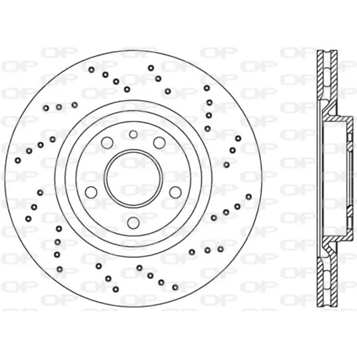 Brzdový kotúč OPEN PARTS BDRS1663.25