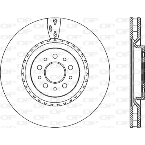 Brzdový kotúč OPEN PARTS BDR2307.20