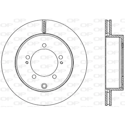Brzdový kotúč OPEN PARTS BDR2360.20