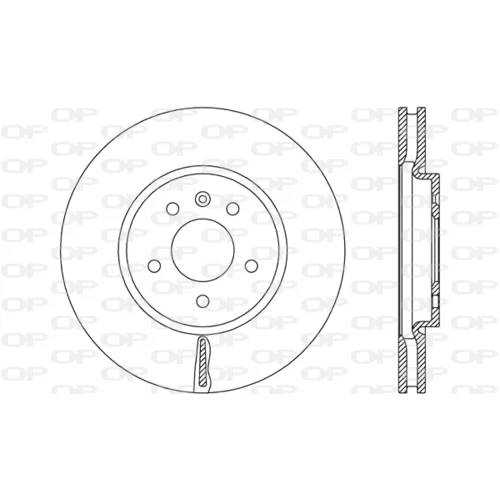 Brzdový kotúč OPEN PARTS BDR2668.20