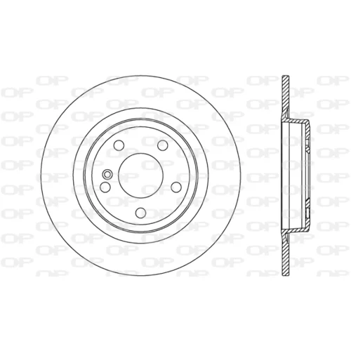 Brzdový kotúč OPEN PARTS BDR2683.10