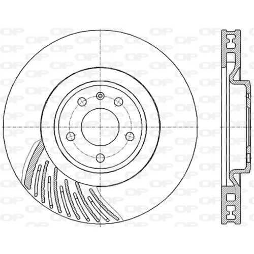 Brzdový kotúč OPEN PARTS BDR2862.20