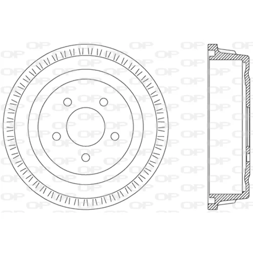 Brzdový bubon OPEN PARTS BAD9026.10