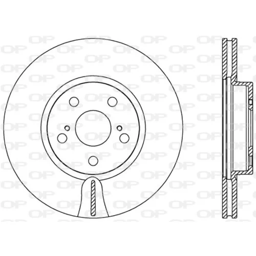 Brzdový kotúč OPEN PARTS BDA2583.20