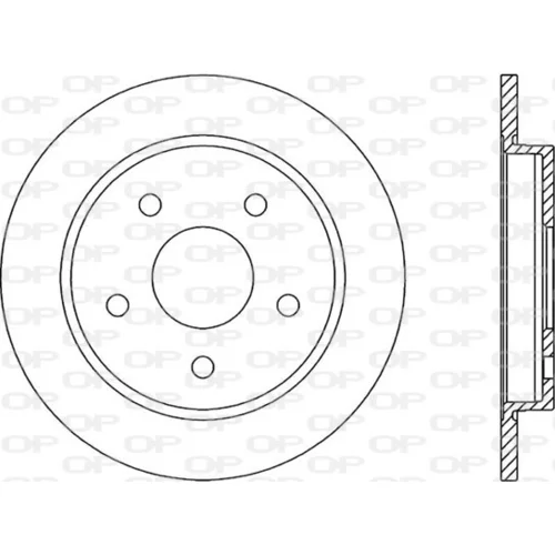 Brzdový kotúč OPEN PARTS BDR1164.10