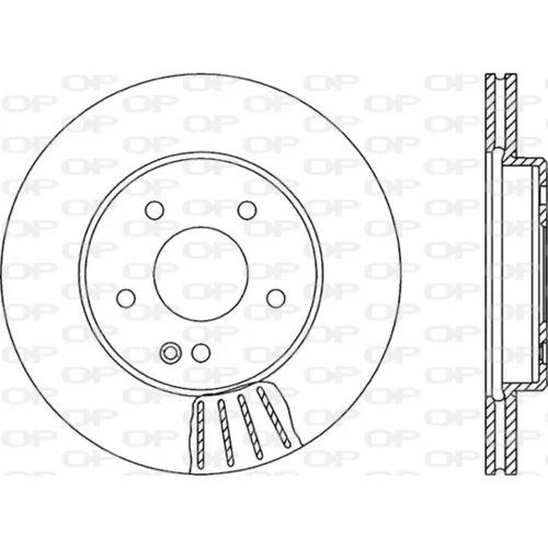 Brzdový kotúč OPEN PARTS BDR1296.20