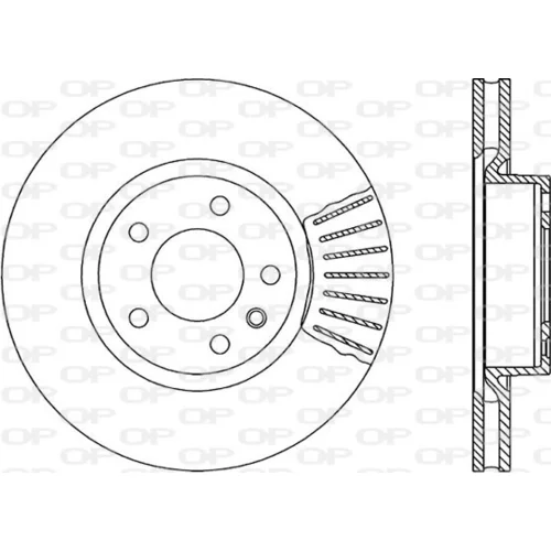 Brzdový kotúč OPEN PARTS BDR1417.20