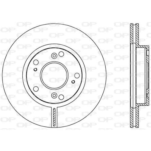 Brzdový kotúč OPEN PARTS BDA2554.20