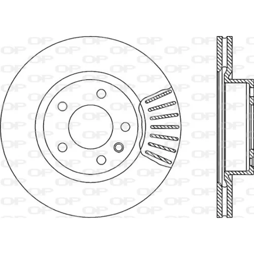 Brzdový kotúč OPEN PARTS BDR1419.20