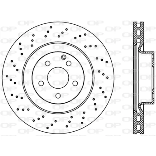 Brzdový kotúč OPEN PARTS BDR2420.25