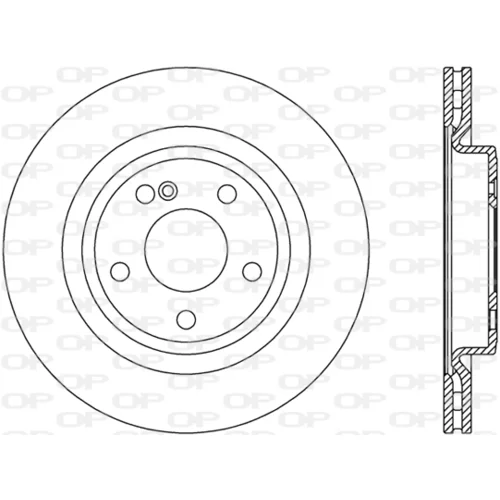 Brzdový kotúč OPEN PARTS BDR2799.20