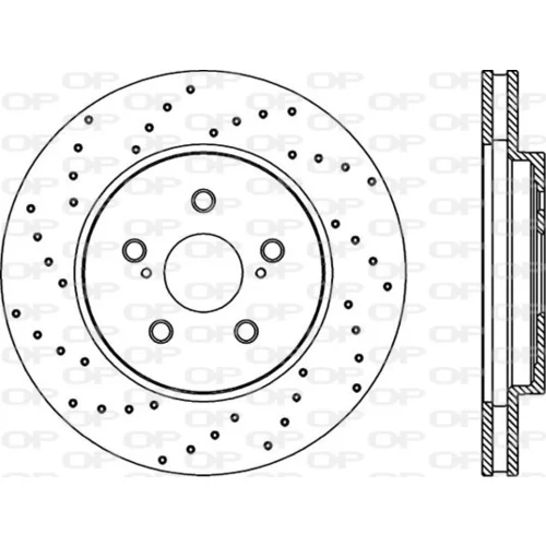 Brzdový kotúč OPEN PARTS BDRS2238.25