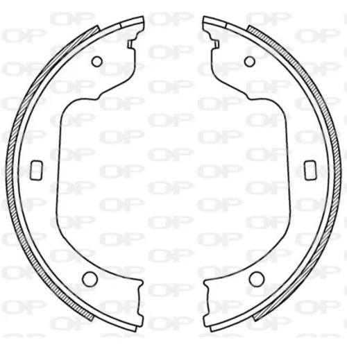 Sada brzdových čeľustí OPEN PARTS BSA2213.00