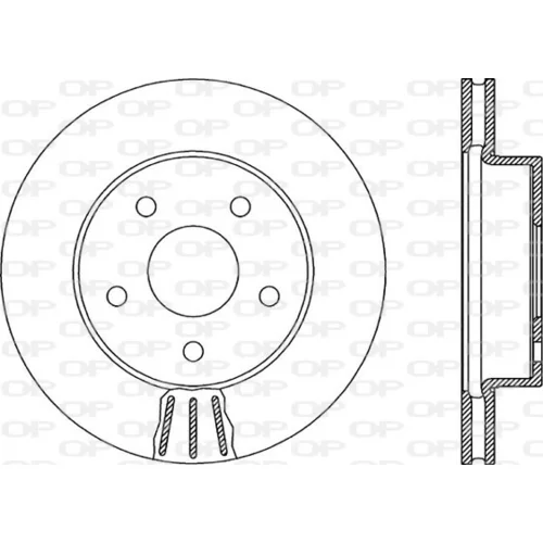 Brzdový kotúč OPEN PARTS BDR1917.20
