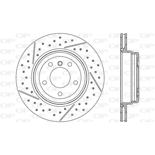 Brzdový kotúč OPEN PARTS BDR2628.20