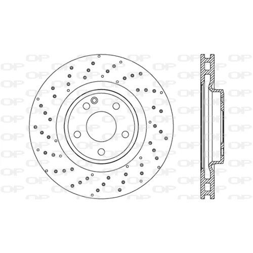 Brzdový kotúč OPEN PARTS BDR2704.20