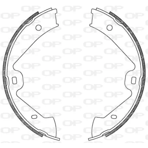 Sada brzdových čeľustí OPEN PARTS BSA2181.00