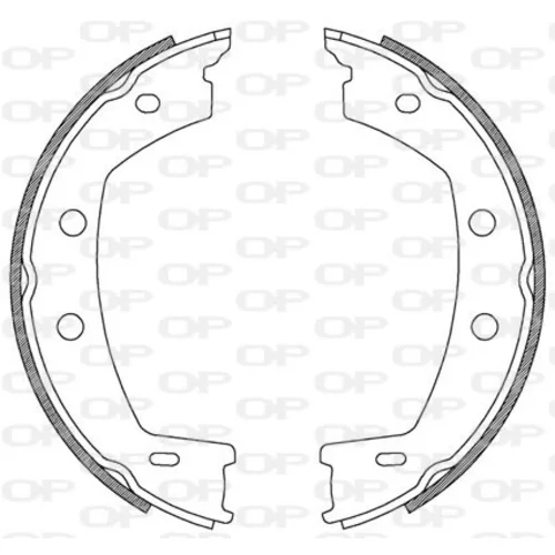 Sada brzdových čeľustí OPEN PARTS BSA2226.00